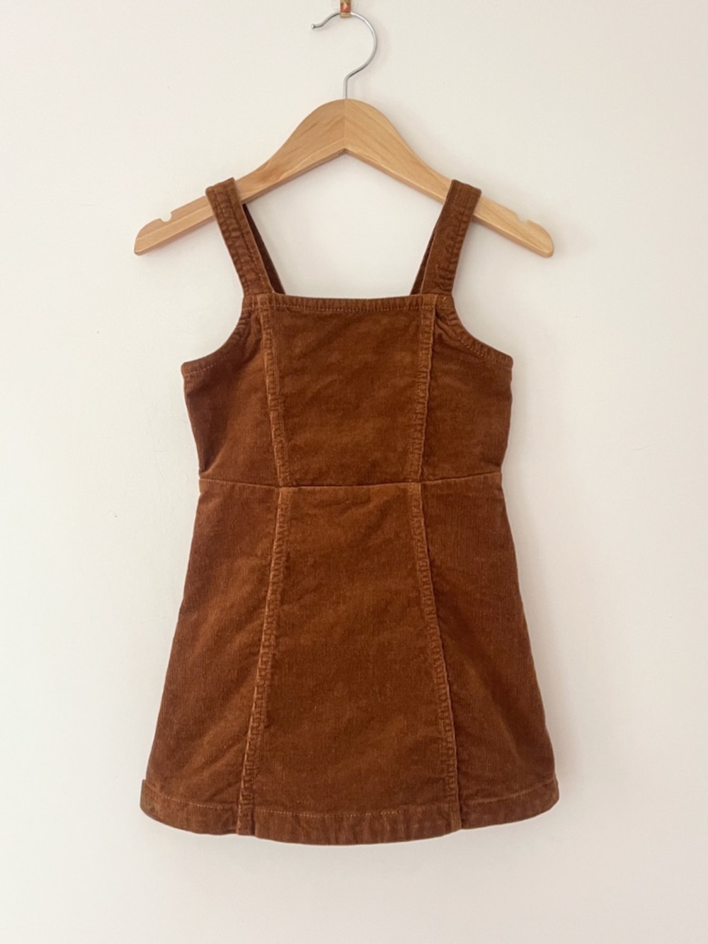 CREWCUTS VGUC Camel Corduroy Pinafore Jumper Dress